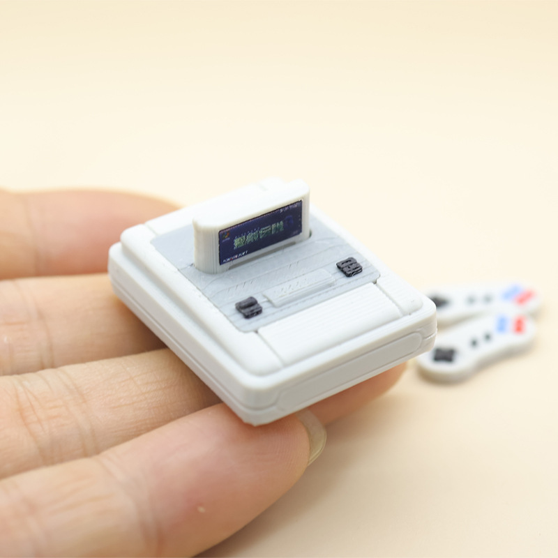 Retro Gaming Nostalgia - 1set Dollhouse Mini Retro Game Console