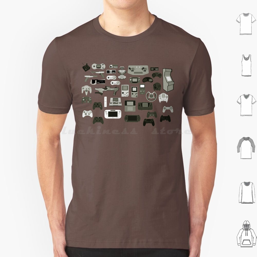 Retro Gaming Guy - Self Control T Shirt Big Size