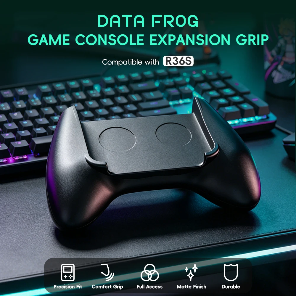 Retro Gaming Nostalgia - Data Frog R36S Game Grip Ergonomic