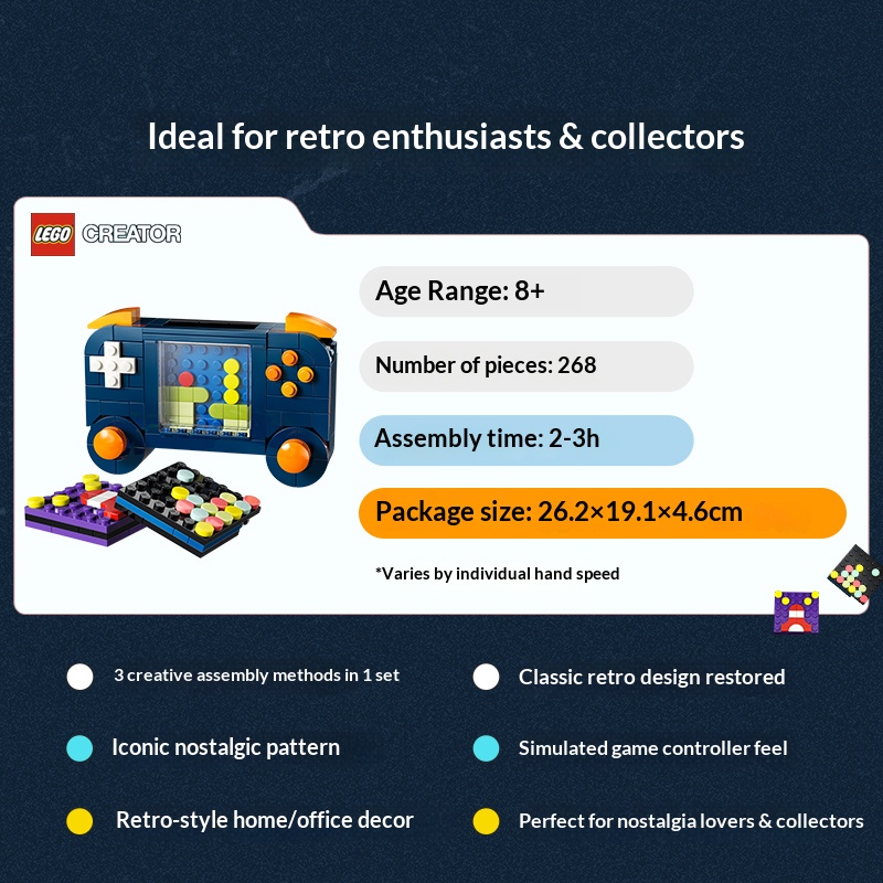 LEGO Creator 3in1 Building Blo - Retro Gaming Nostalgia review and price