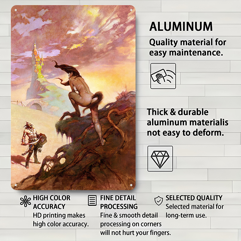Frank Frazetta Metal Posters C - Retro Poster Gaming review and price