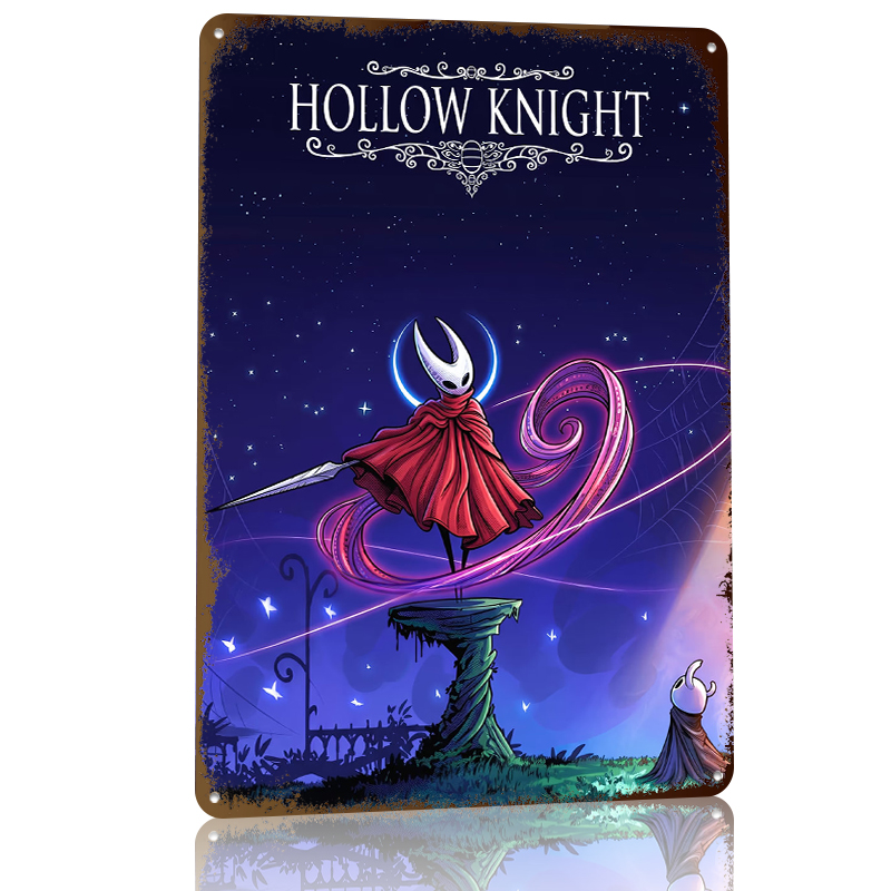 Hollow Knight Gaming Tinplate  - Retro Knight Gaming review and price