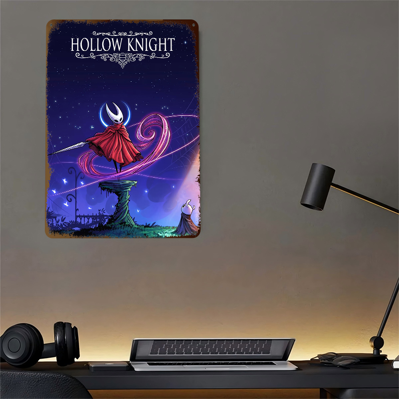Hollow Knight Gaming Tinplate  - Retro Knight Gaming review and price