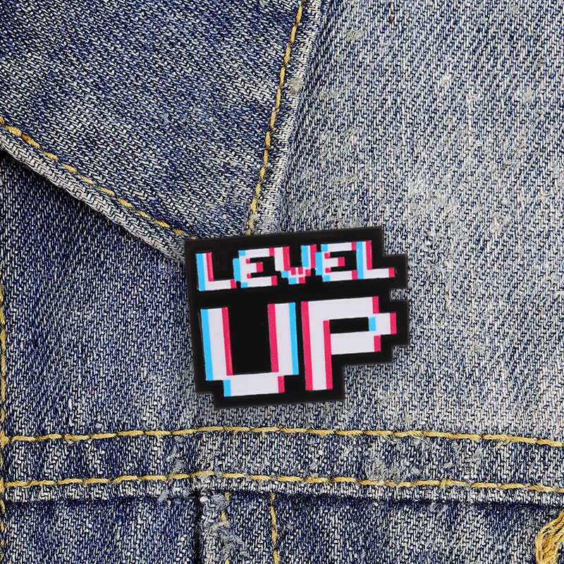 Level Up Pixel Art Glitch Effe - Retro Gaming Achievements review and price