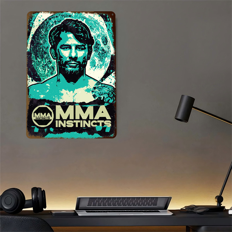 MMA Instincts Fighter 3D Print - Retro Poster Gaming review and price