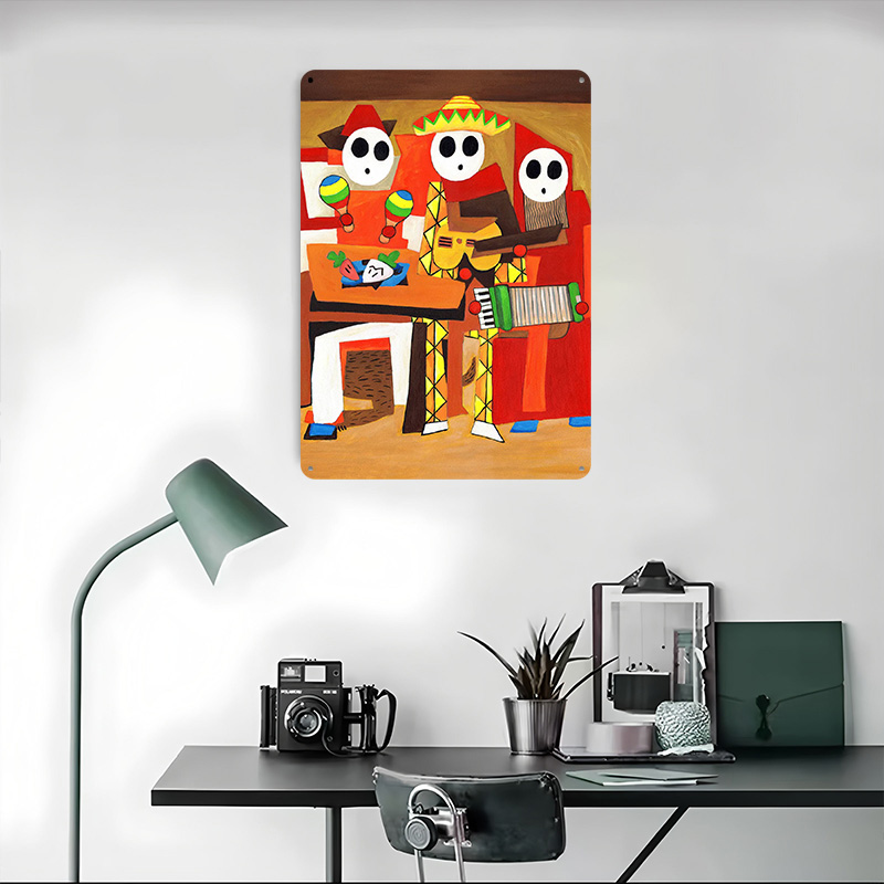 Three Mariachi Guys Tin Plaque - Retro Gaming Guy review and price