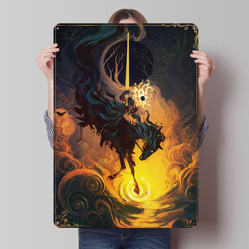 The Eclipse Knight Metal Poste - Retro Knight Gaming review and price