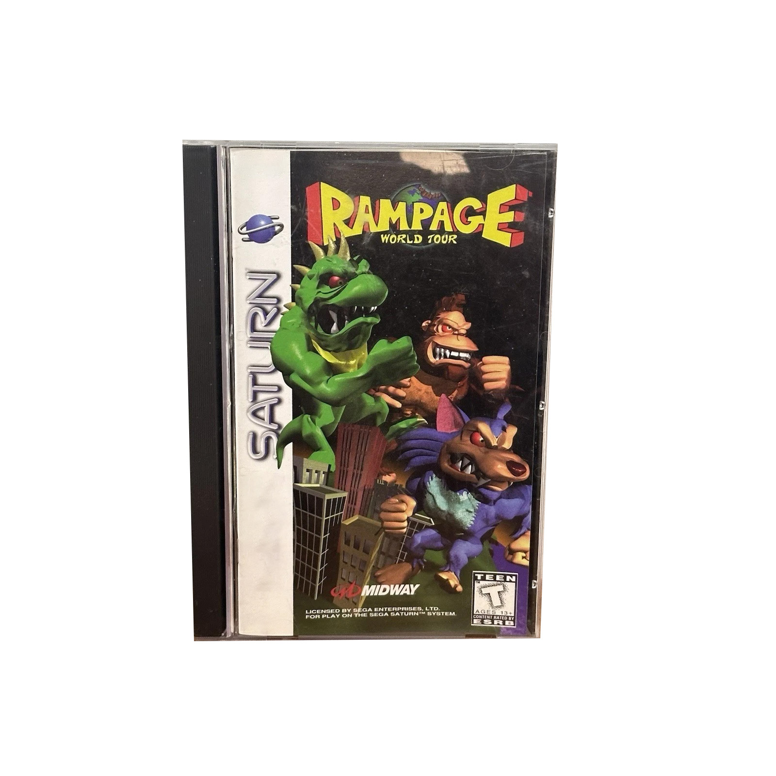 Saturn Copy Disc Game rampage  - Retro Gaming Nostalgia review and price