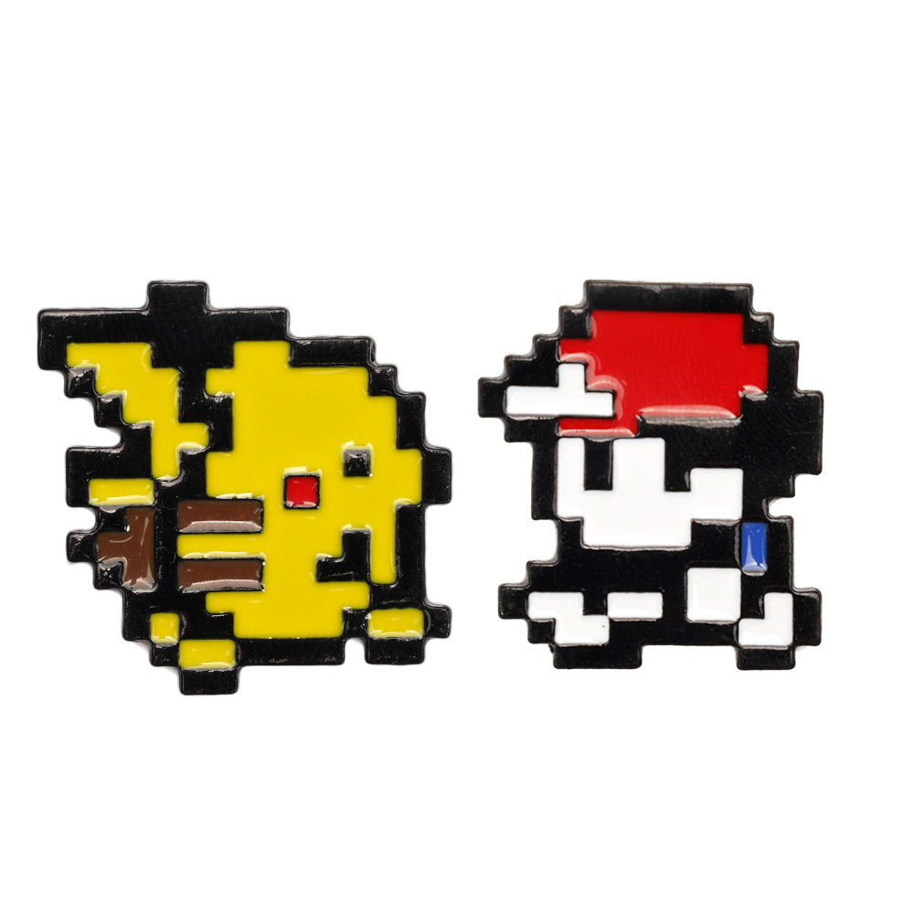 Hot 2pcs Retro Game 8-bit Pixe - Retro Gaming Pokemon review and price