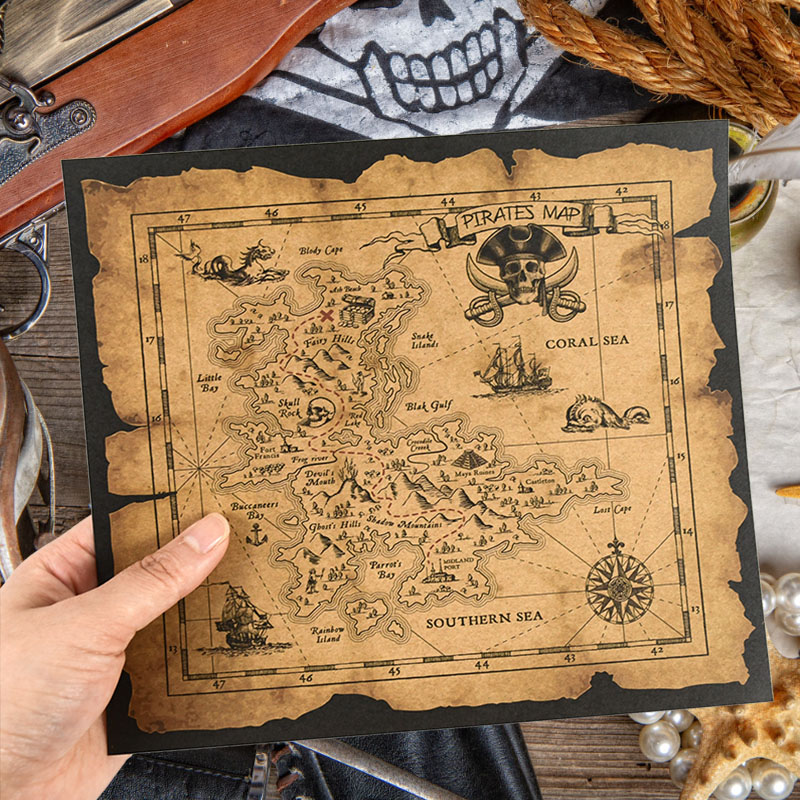 Pirate Adventure Treasure Hunt - Retro Poster Gaming review and price