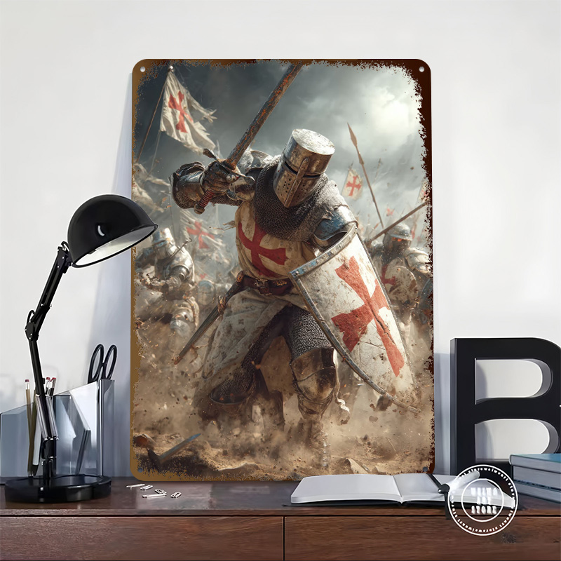Crusader Knight Charge 3D Prin - Retro Knight Gaming review and price