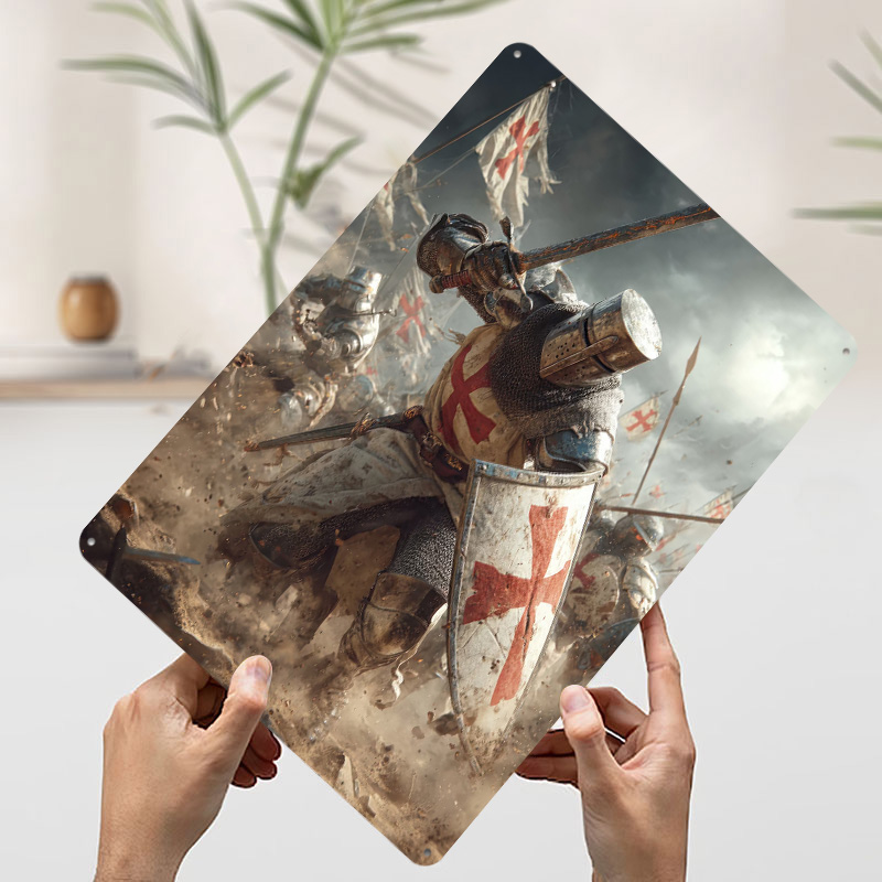 Crusader Knight Charge 3D Prin - Retro Knight Gaming review and price