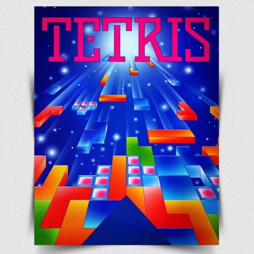 TETRIS METAL SIGN PLAQUE - Ret - Retro Poster Gaming review and price