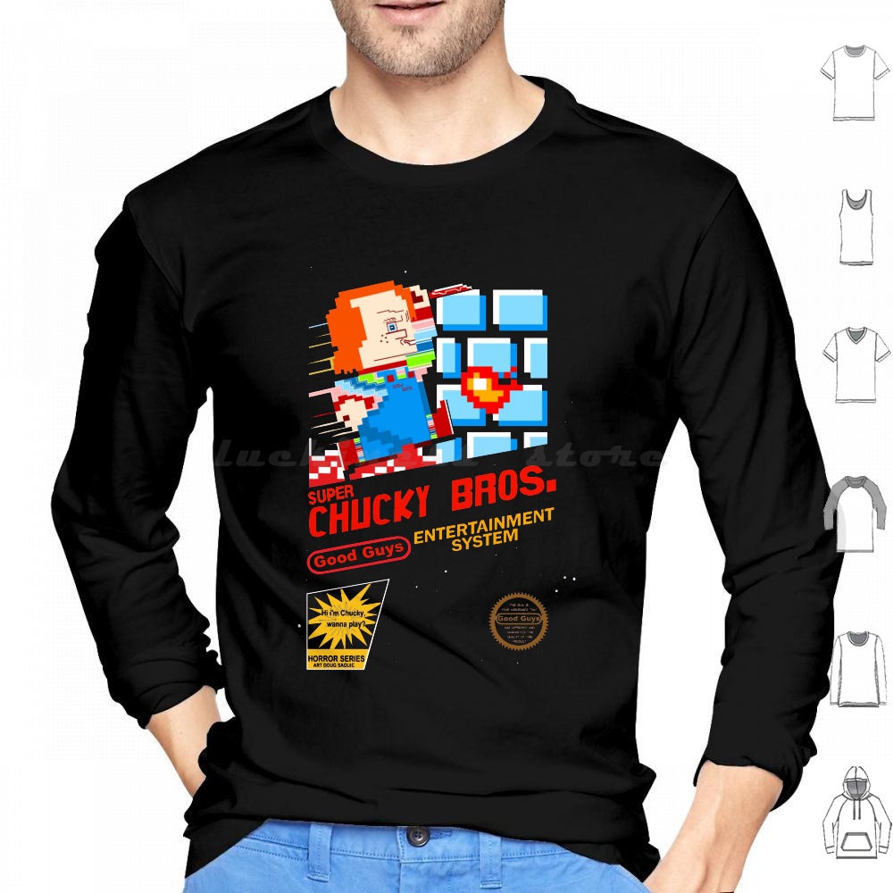 Super Chucky 1 Hoodie Cotton L - Retro Gaming Guy review and price
